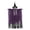 Purple, variant on Halloween Skeleton Witch Hanging Decoration – Plastic Hands with Fabric Body, Lightweight, Realistic Face for Spooky Ambiance, 1pc Orange