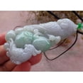 thumbnail image 5 of Certified Green Burma 100% Natural A Jade jadeite Pendant Phoenix Parrot Coin Ruyi Necklace 664248 TN, 5 of 10