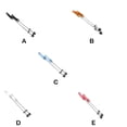 thumbnail image 4 of Langgg 2Pcs Quick Release Skewers Good Elasticity Stick Rods Good Sealing Waterproof Wear-resistant Lightweight Lever Axle Sliver 1Set, 4 of 6
