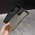 thumbnail image 4 of Ultra-Thin Electroplating Heat Dissipation Phone Case, Full Wrap Lens Film, Rigid Case, Drop Proof, for Samsung Galaxy S24 S23 S22 S21 Note20 Ultra Plus Phone Case (Black,S21 Plus), 4 of 7