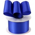 thumbnail image 1 of HAHDAXIA Royal Blue Ribbon 2 Inch Double Face Satin Ribbon Thick Ribbon for Gift Wrapping Wedding Decor Bridal Bouquet Baby Shower Party Decorations DIY Crafts Diaper Cake Christmas Tree - 25, 1 of 3