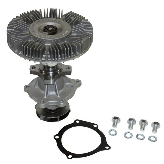 GMB 130-0018 Engine Water Pump with Fan Clutch Fits select: 2004-2012 CHEVROLET COLORADO, 2006-2010 HUMMER H3