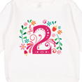 thumbnail image 3 of Inktastic 2nd Birthday 2 Year Old Girls Toddler Sweatshirt, 3 of 4