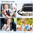 thumbnail image 5 of WOBOGO Easter Gray Bunny Seat Belt Cover 2 Piece Soft Comfort Driving Shoulder Pad Suitable for All Cars and Backpacks, 5 of 8