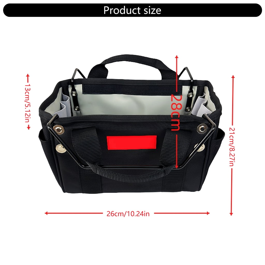 MOMOJIA Professional Telescoping Ladder Tool Bag with Multi Pockets and Compartments