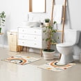 thumbnail image 6 of Yayeee Bath Rugs for Bathroom Floor Set of 2 Non Slip Fluffy Soft Absorbent Mat, Cute Rainbow, 6 of 7