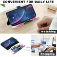 thumbnail image 3 of Allytechgroup iPhone 15 Case Wallet Cover with Card Holder, Flip Folio Phone Case for Apple iPhone 15 with Magnetic Closure, Kickstand & RFID Blocking Case for Women Men, Sunflower, 3 of 6