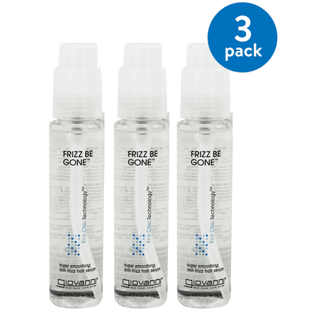 Frizz Free Hair - (3 pack) Giovanni Frizz Be Gone Hair Serum, 2.75 oz.