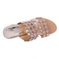 thumbnail image 4 of Chanclas de moda de verano para mujer, sandalias de tacón alto, zapatos de diamantes de imitación para chicas gordas Wmkox8yii  hj789, 4 of 7