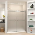 thumbnail image 3 of Transolid BRP607008F-J-BS 70" High X 60" Wide Bypass Frameless Shower Door - Brushed, 3 of 3