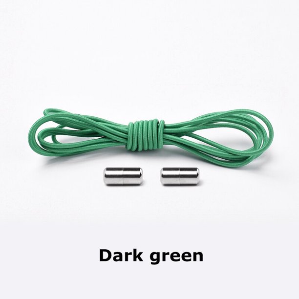 Cordones elásticos redondos sin ataduras Cordones para zapatillas de deporte Caucho Sin cordones Cordones para zapatos Zapatos Niños Adultos Cordones para zapatos rápidos Bandas de gomaEstados Unidos Gao Jinjia LED