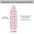 thumbnail image 6 of HELLHERO Quick Install Ironing Board Covers Non Stick Elastic Edge 15x54 Inch Easy to Fold Stars, Pink, 6 of 6