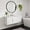 White White, variant on Modway Vitality 48" Single Sink Bathroom Vanity in Gray Black