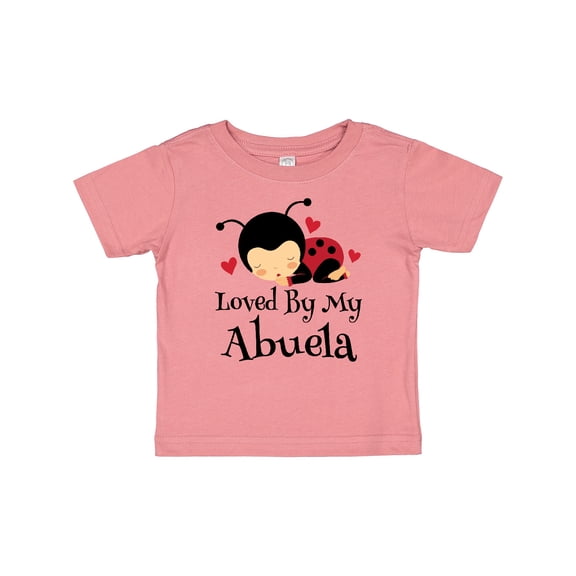 Inktastic My Abuela Loves Me Ladybug Boys or Girls Baby T-Shirt