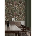 thumbnail image 5 of NextWall Ebony & Red Clay Tulip Garden Peel and Stick Wallpaper, 5 of 12