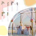 thumbnail image 4 of relayinert Elegant Wedding Arch Flower Set For Beautiful Ceremony Arbor Flower Arrangement For Wedding Ceremony, 4 of 6