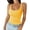 Yellow, variant on Spaghetti Strap Women Sleeveless Solid Color Tank Tops