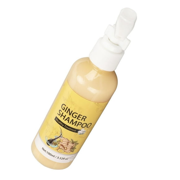 Ginger Shampoo, Relieve Itching Promote Growth Softening Ginger Hair Repairing Shampoo Oil Control  for Daily Use