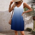thumbnail image 2 of Edvintorg Womens Summer Casual Tshirt Dress Plain Loose Sleeveless Beach Sundresses With Pockets, 2 of 5