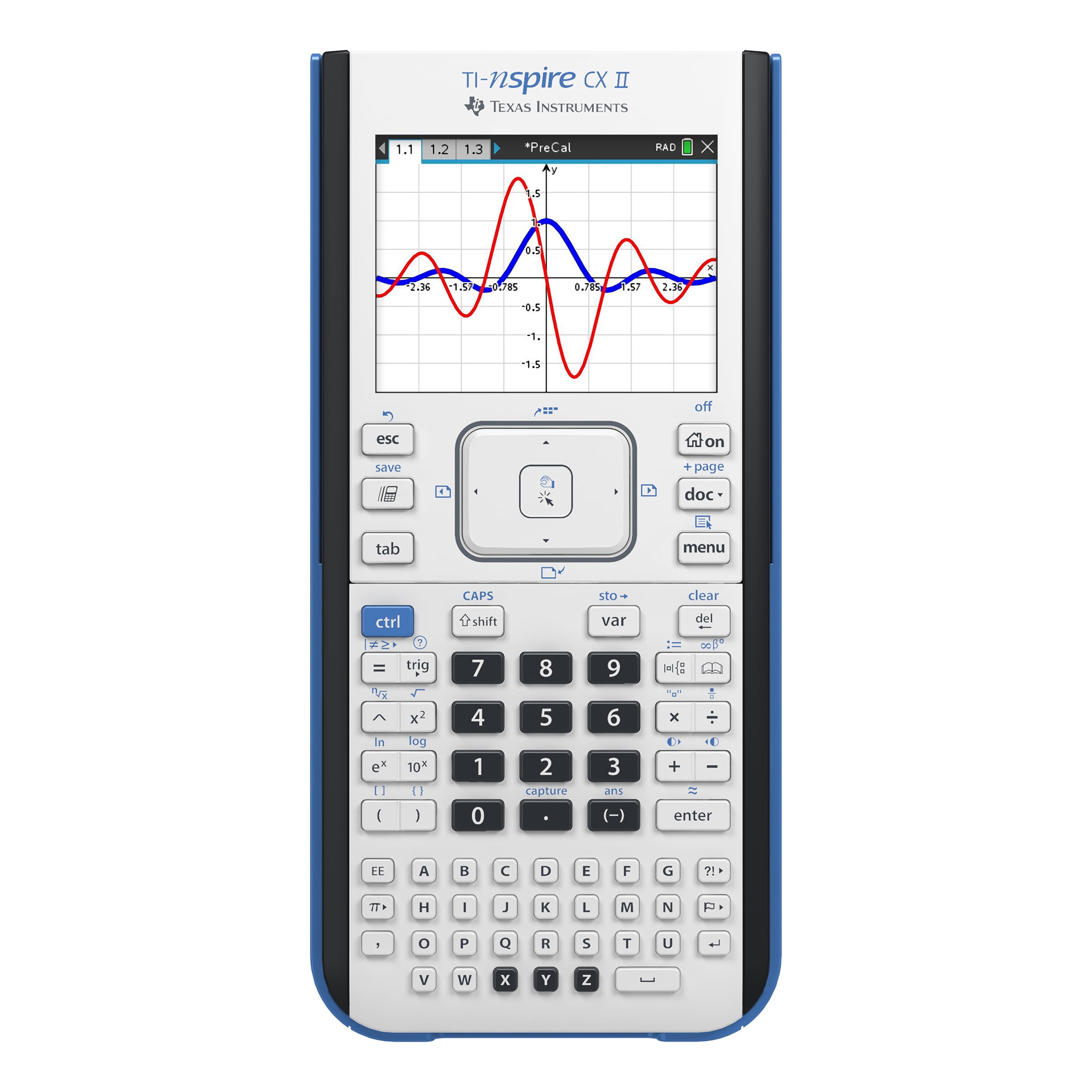 Texas Instruments, Graphing Calculator, 320 x 240 pixels, Blue
