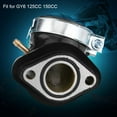 thumbnail image 3 of Carburetor Boot Joint, Intake Manifold Boot Durable Exquisite Workmanship High Reliability  For GY6 125CC 150CC, 3 of 8