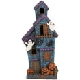thumbnail image 2 of Northlight LED Lighted Haunted House with Ghosts Halloween Decoration - 22.75", 2 of 8