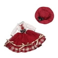 thumbnail image 1 of Conjunto de vestido Cosplay Hugo 1:6 Rojo con accesorios para muñeca de figura de acción de 30 cm, 1 of 10