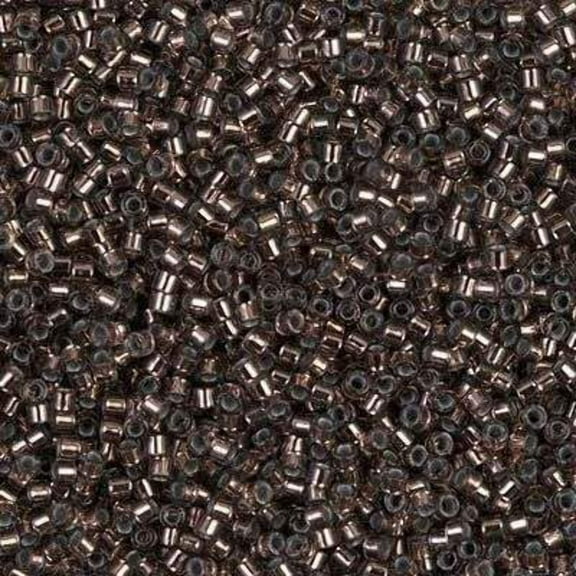 Miyuki Delica Seed Beads DB0184 DB184 11/0 Transparent Copper Lined Bronze 7.2 Grams