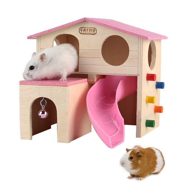 Kathson Pet Small Animal Hideout Hamster House With Funny Climbing ...