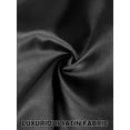 thumbnail image 7 of Deago Women's Satin Silky Mini Skirts High Waisted Flared Short A-Line Zipper Party Club Skirt (Black, S), 7 of 7