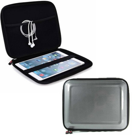 10 Inch Sport Travel Bag - Ultra-Portable Zipper Carrying Sleeve Case Bag with Accessory Pocket for 8.5 - 10 inch Tablets. Travel Case in Gunmetal Grey fits