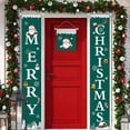 thumbnail image 7 of Merry Christmas Banners, Front Door Welcome Christmas Porch Banners Red Porch Sign Hanging Xmas Decorations for Home Wall Indoor Outdoor Holiday Party Decor, 7 of 7