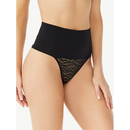 

Sofia Intimates by Sofia Vergara Women s Smoothing Seamless Lace Thong