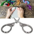 thumbnail image 4 of Embroidery Scissors,  Stainless Steel Embroidery Scissors Small Portable Tailor Handicraft Shears for Sewing Crafting Art Work, 4 of 7