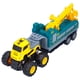 thumbnail image 5 of Camión de simulación 4x4 de aleación inercial, vehículo de transporte de ingeniería, modelo de camión para niños, regalo KLX600‑201A, vehículo de remolque de aleación inercial 4x4 (verde), 5 of 14