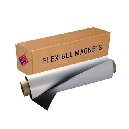 

Flexible Vinyl Magnet Sheeting Roll-Super Strong Many Sizes &Thickness- Commercial Inkjet Printable( 2 ft x 10 ft x 15 mil)