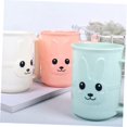 thumbnail image 2 of HUGFEGWE White Plastic Toothbrush Cup Toothpaste Holder Rabbit White U2537-9098, 2 of 9