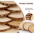 thumbnail image 3 of Láminas de madera ilauke para centros de mesa, 13 a 14 cm, 17 unidades, color natural, 3 of 7
