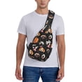 thumbnail image 6 of Lsque Different Breeds Of Dogs Pattern Cross Chest Bag Diagonally – Premium Durable Front Chest Sling with Adjustable Padded Strap, High-Capacity Storage, 6 of 8