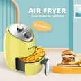 thumbnail image 3 of Air Fryer Oven Cooker with Knob or Digital Control Options, 2.2 QT Capacity, 3 Colours, Pink,Yellow, Turquoise, 3 of 5