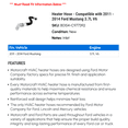 thumbnail image 2 of Heater Hose - Compatible with 2011 - 2014 Ford Mustang 3.7L V6 2012 2013, 2 of 2