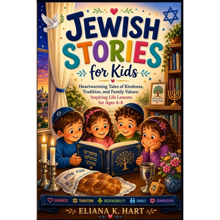 Jewish Stories for Kids: Heartwarming Tales, Ages 4-8 photo 1