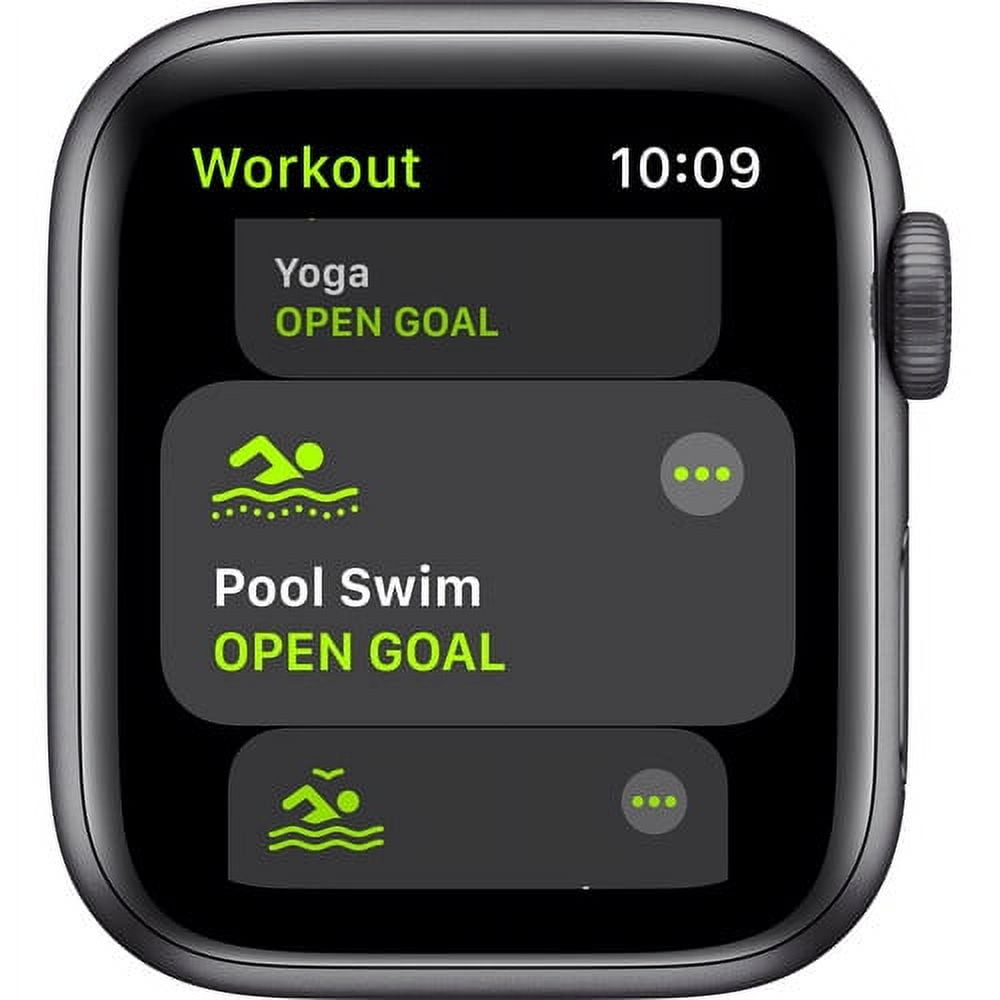 Restored Apple Watch SE 40mm Aluminum - Black Sport Band MYDP2LL/A - Space Gray (Refurbished)