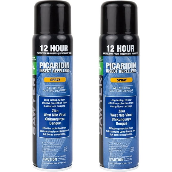 Sawyer Products SP5762 Picaridin Insect Repellent, 6-Ounce, Continuous Spray, Twin Pack