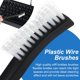 thumbnail image 3 of 10Pcs Double-Ended Cleaning Brushes Set, Small Detailing Crevice Brushes All Purpose Mini Cleaning Brush Stiff Bristles Brushes for Kitchen Sink Bathroom Gaps Corner Small Space(Plastic), 3 of 5