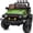 Army Green, variant on Hikiddo 4WD Kids Ride on Truck Car, 12V 7Ah Ride on Toy Electric Cars for Kids w/ Remote, Bluetooth, 4x75W Motors - Pink