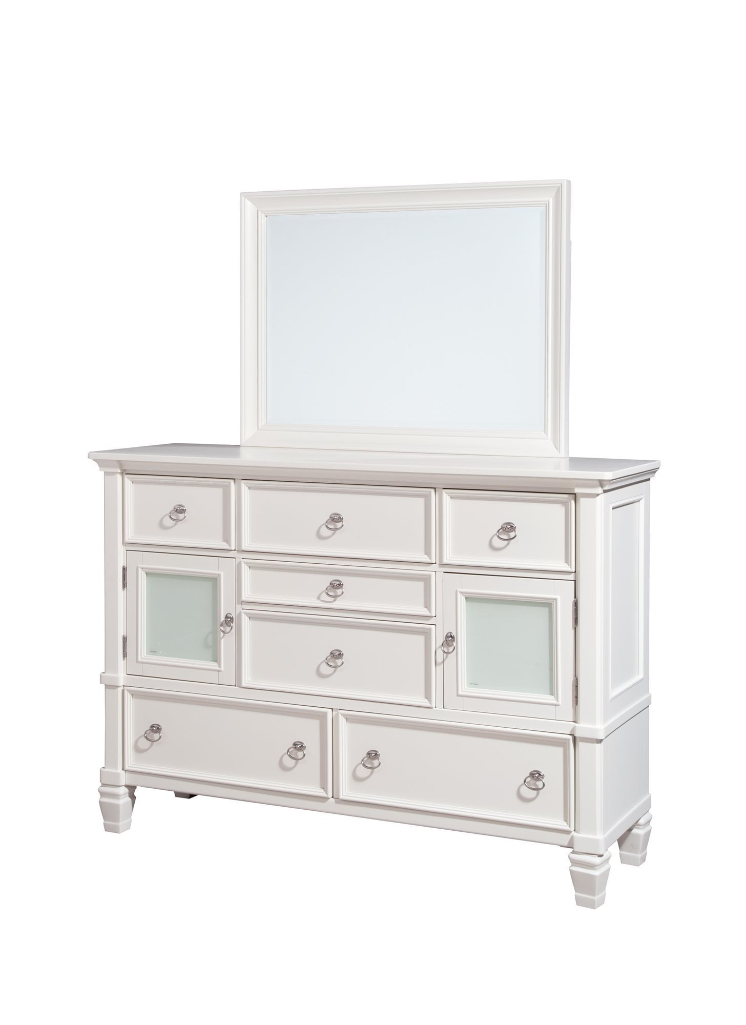 Ashley Furniture Prentice Dresser Mirror White Walmart Com