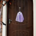 thumbnail image 6 of Serenable Halloween Hanging Ghost Light Glowing Ghost Spooky Horror Props Outdoor Halloween Decorations for Outside Patio Home Festival Purple, 6 of 9