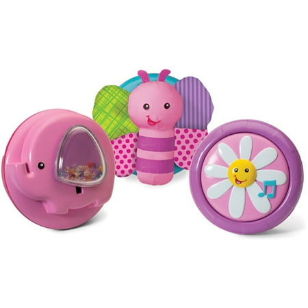 Infantino Pop & Play 3-Piece Activity Pods, Girl