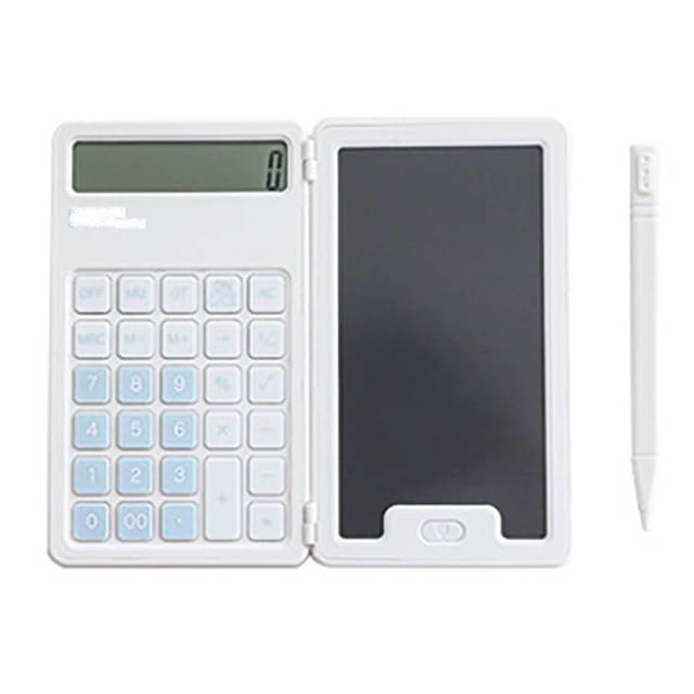 Portable Handwriting Calculator With LCD Writing Tablet Function Desktop Math Device For School Accounting Use